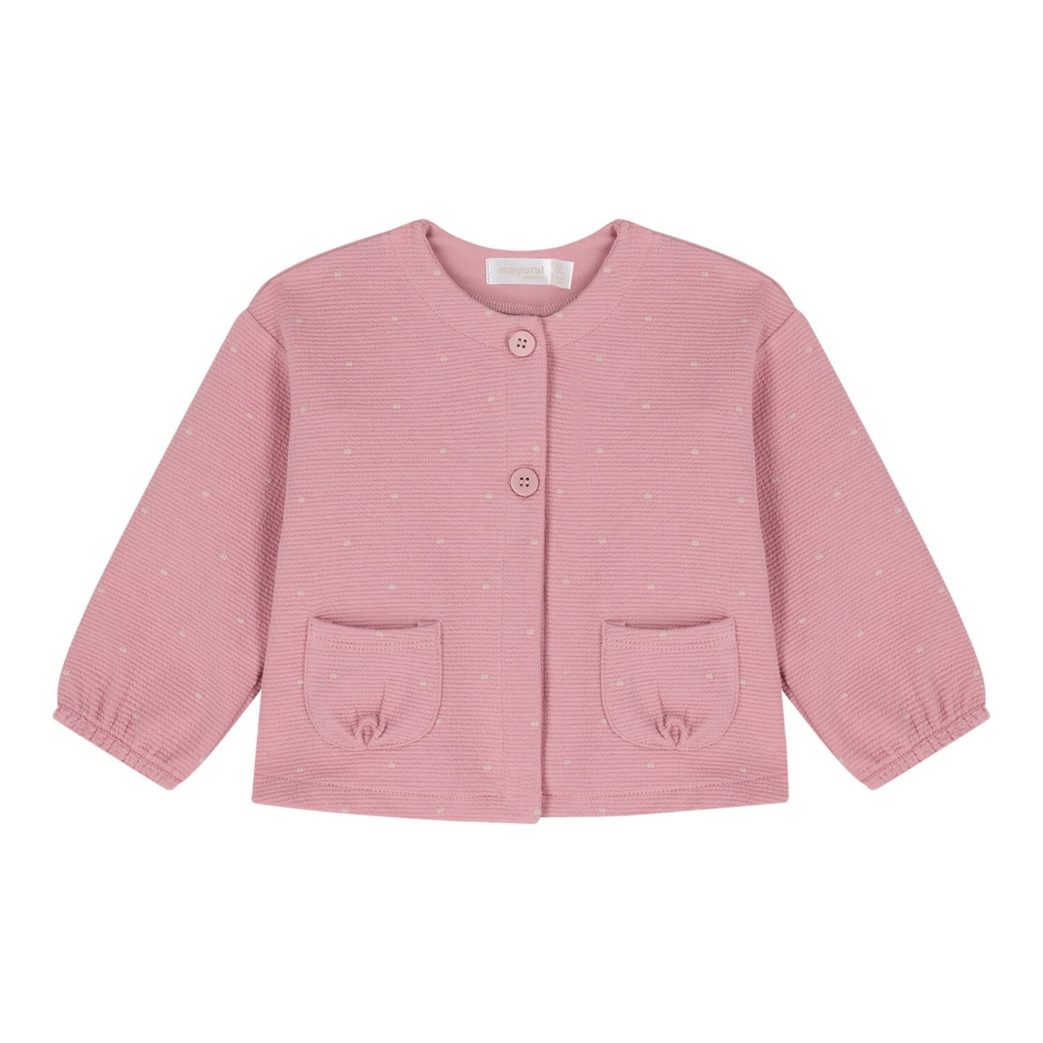 Baby Girls Pink & Ivory Bunny Tracksuit Set ( 3 Piece ), 1, hi-res