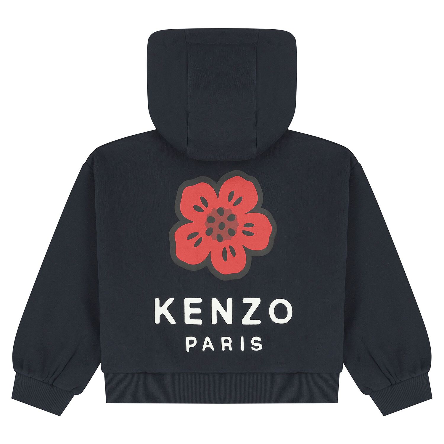 Girls Navy Blue Boke Flower Tracksuit, 1, hi-res