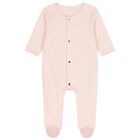 Baby Girls Pink Logo Babygrow Gift Set, 2, hi-res