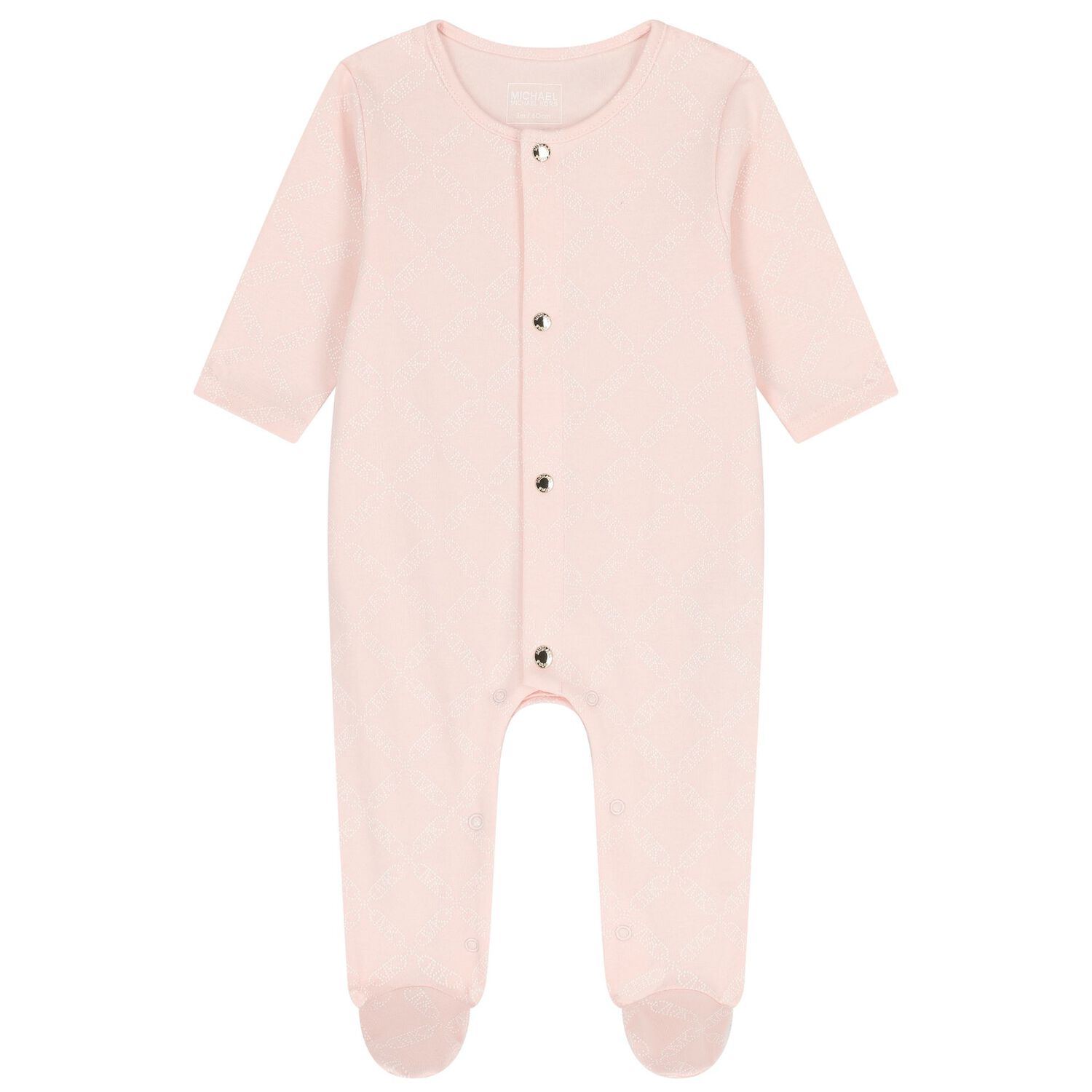 Baby Girls Pink Logo Babygrow Gift Set, 2, hi-res