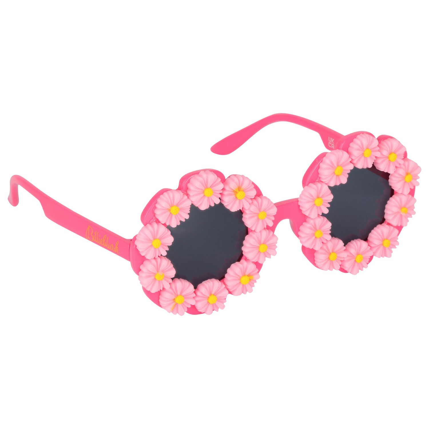Girls Pink Floral Sunglasses, 1, hi-res image number null
