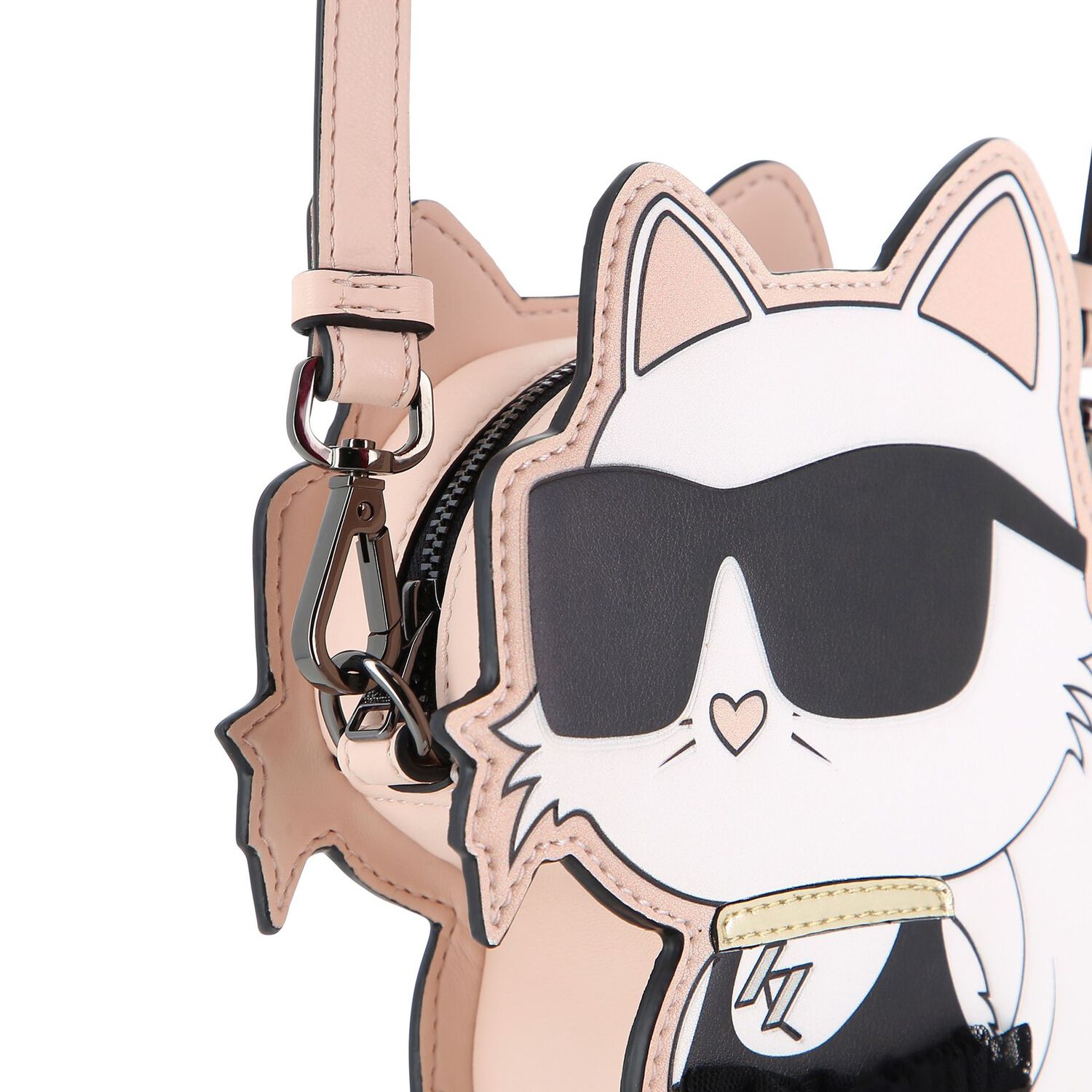 Girls White Choupette Handbag ( 21cm ), 1, hi-res