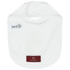 White Teddy Bear Logo Babygrow Set, 1, hi-res