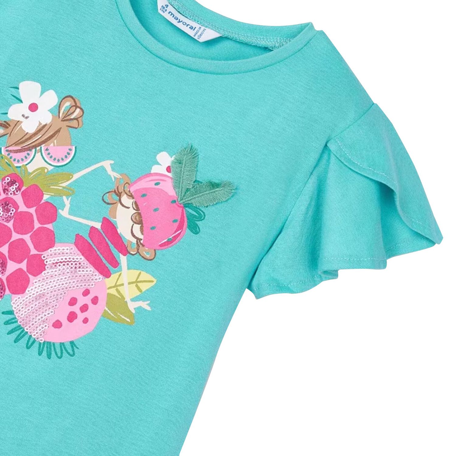 Girls Aqua Handbag Dress, 2, hi-res