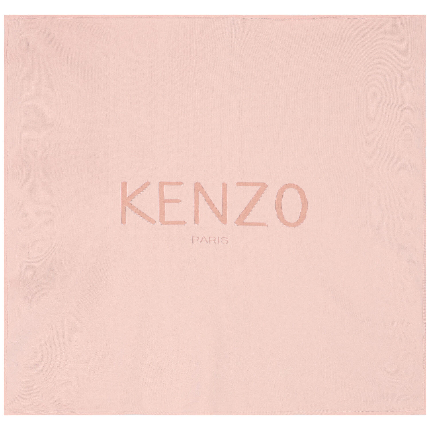 Baby Girls Pink Logo Knitted Blanket, 1, hi-res