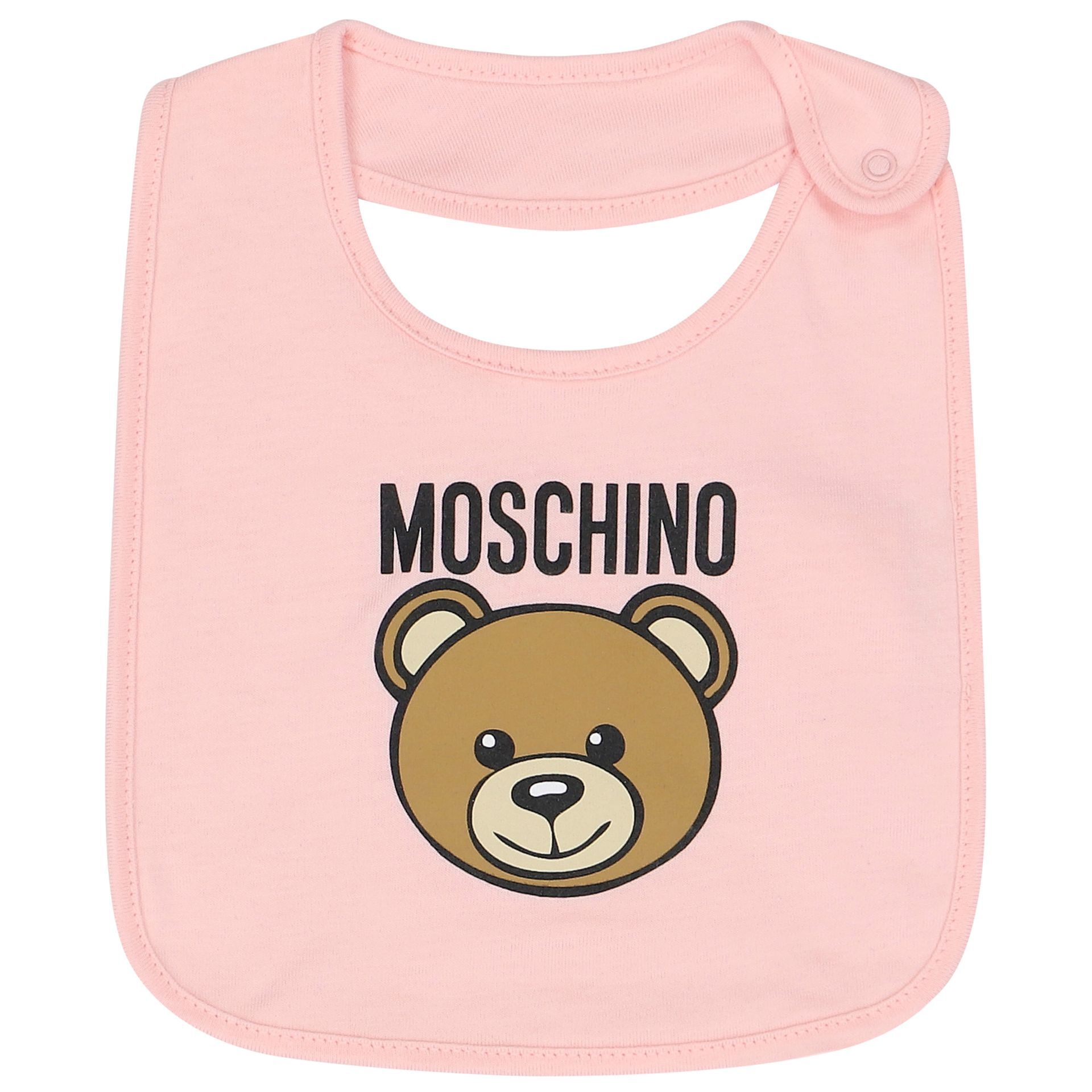Pink moschino baby grow shop