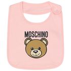 Baby Girls Pink Teddy Bear Logo Babygrow Gift Set, 4, hi-res