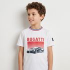 Boys White Logo T-Shirt, 2, hi-res
