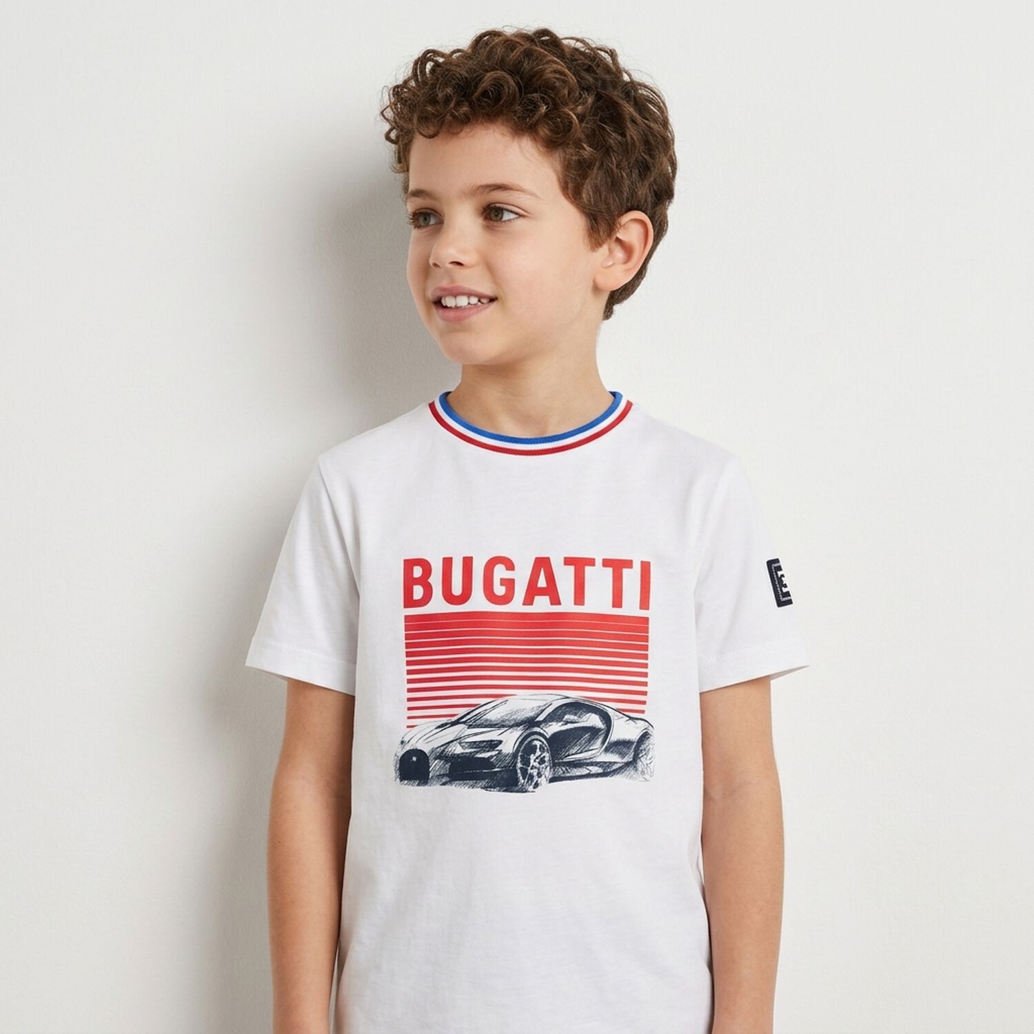 Boys White Logo T-Shirt, 2, hi-res