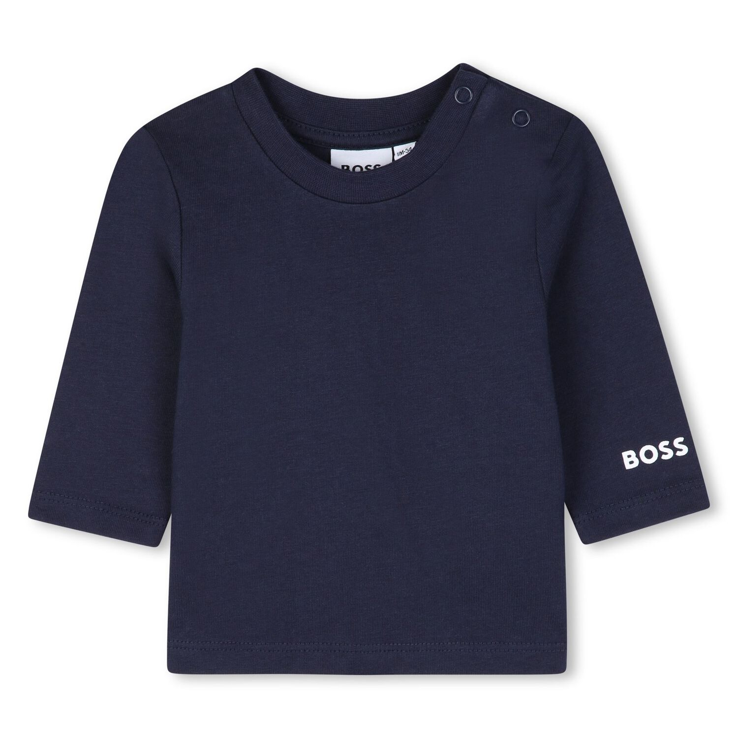 Baby Boys Blue & Navy Blue Dungaree Gift Set, 1, hi-res