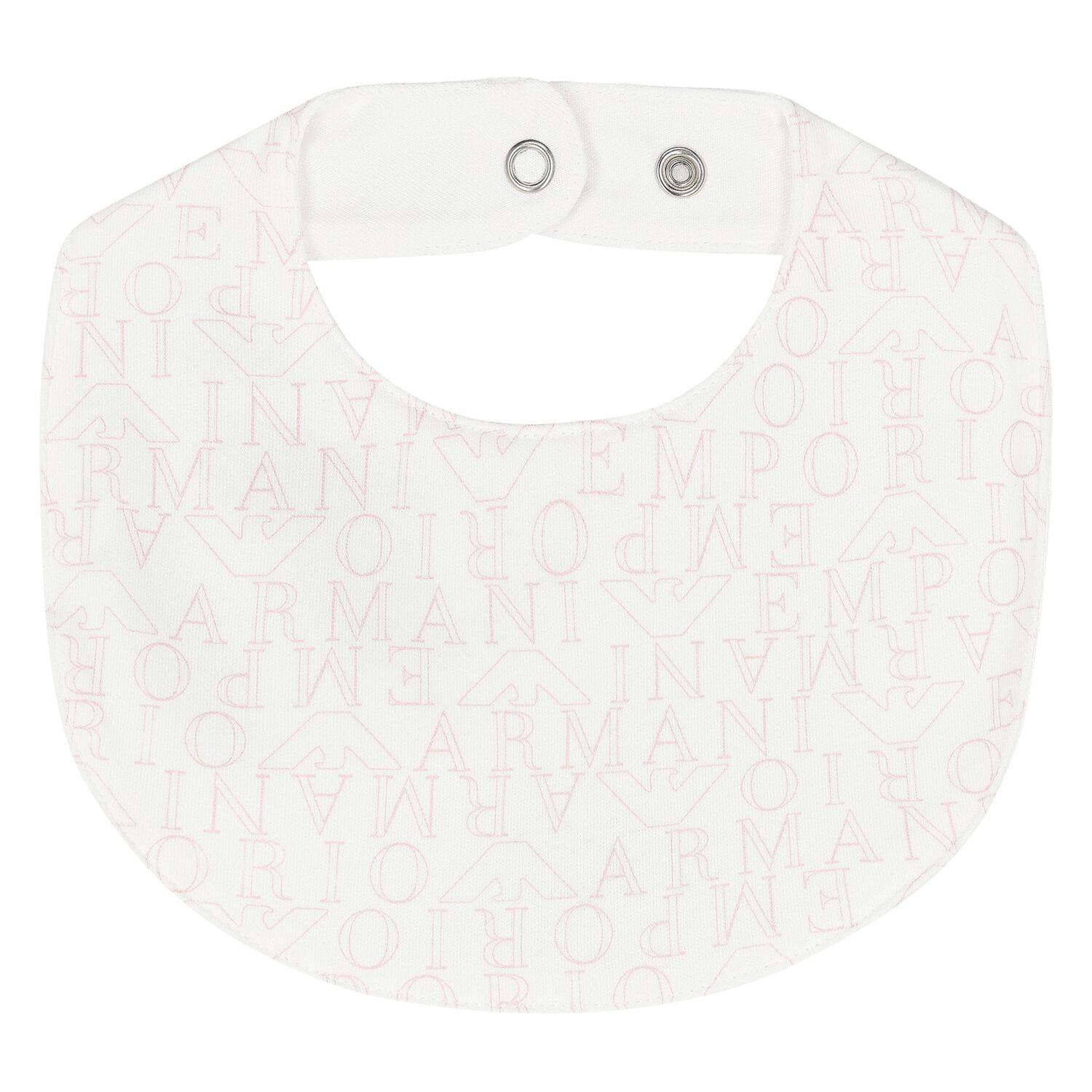 Baby Girls White & Pink Logo Babygrow Set, 1, hi-res image number null