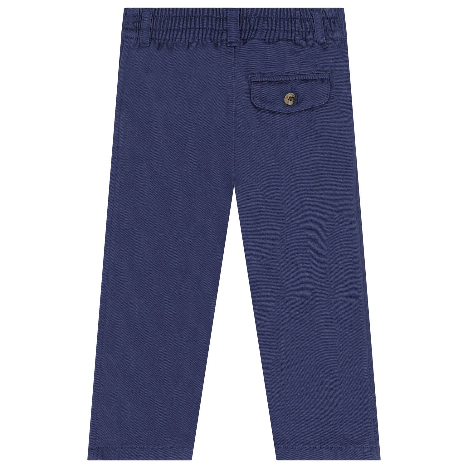 Baby Boys Navy Blue Trousers, 1, hi-res
