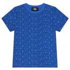 Boys Blue Logo T-Shirt, 2, hi-res