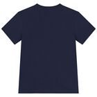 Boys Navy Blue Teddy Bear T-Shirt, 1, hi-res