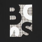 Boys Black Logo Long Sleeve Top, 1, hi-res