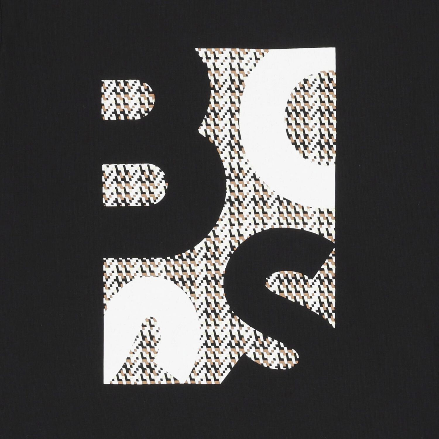 Boys Black Logo Long Sleeve Top, 1, hi-res image number null