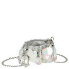 Girls Silver & Iridescent Sequin Bag, 1, hi-res
