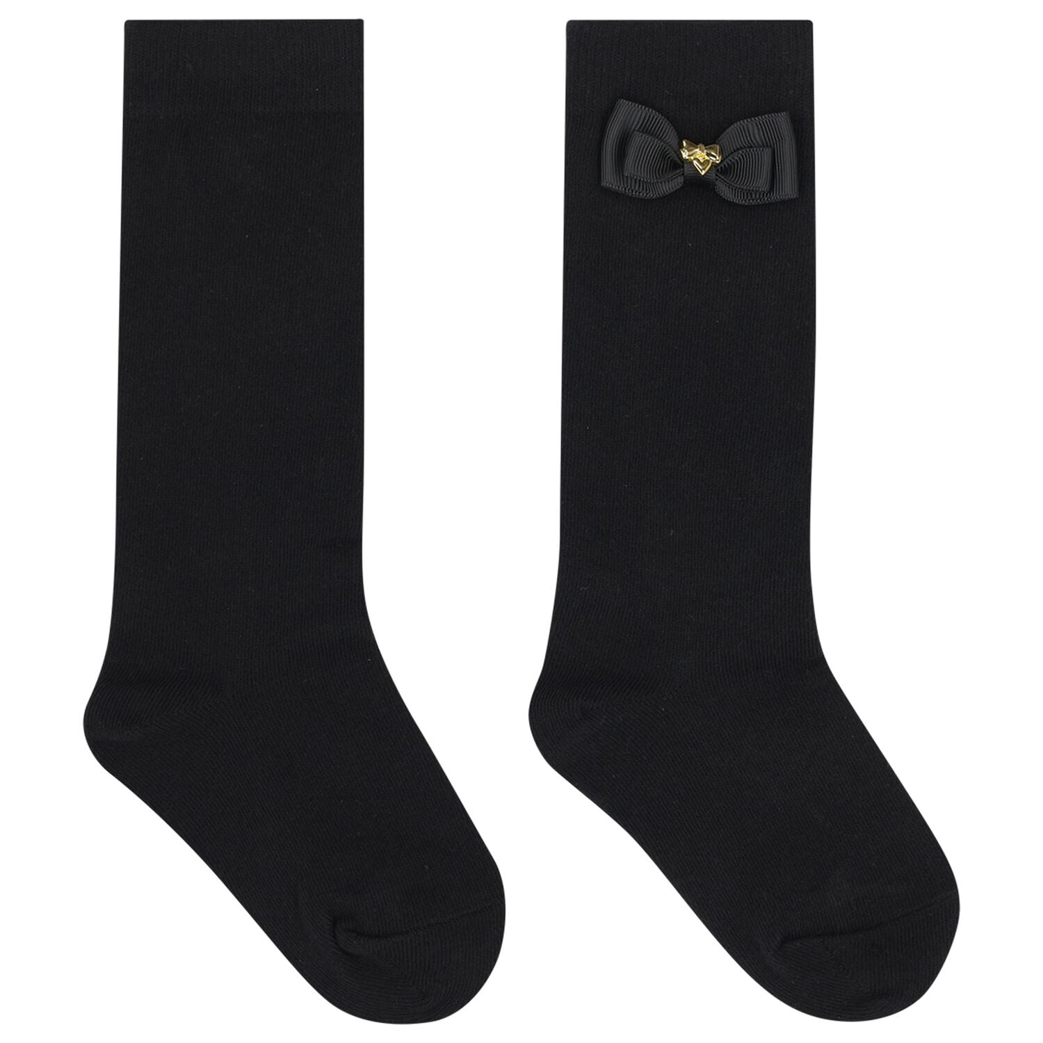 Girls Pink Monica Bow Socks, 1, hi-res