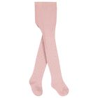 Younger Girls Pink & Gold Heart Tights, 2, hi-res