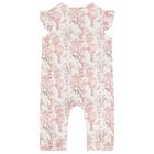 Baby Girls White & Pink Africa Babygrow Gift Set  , 1, hi-res