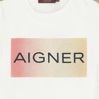 Girls White Logo T-Shirt, 1, hi-res