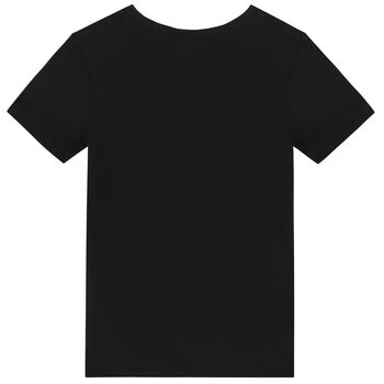 Boys Black Logo T-Shirt