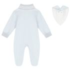 Baby Boys Blue Logo Babygrow Set, 1, hi-res
