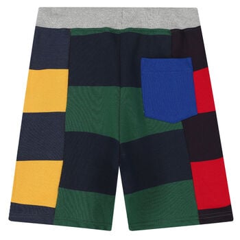 Boys Multi-Colored Logo Shorts