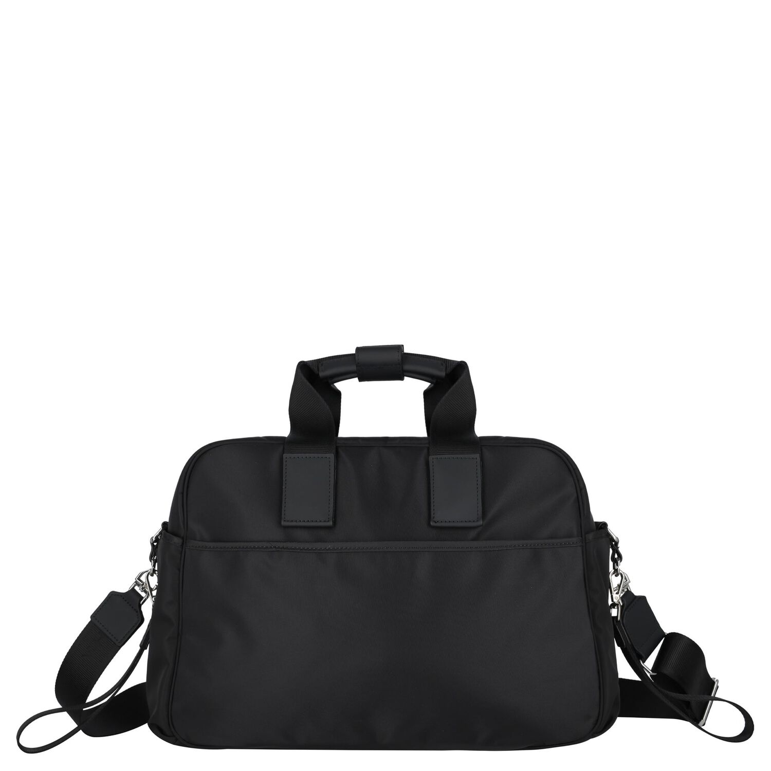 Black Logo Baby Changing Bag, 1, hi-res