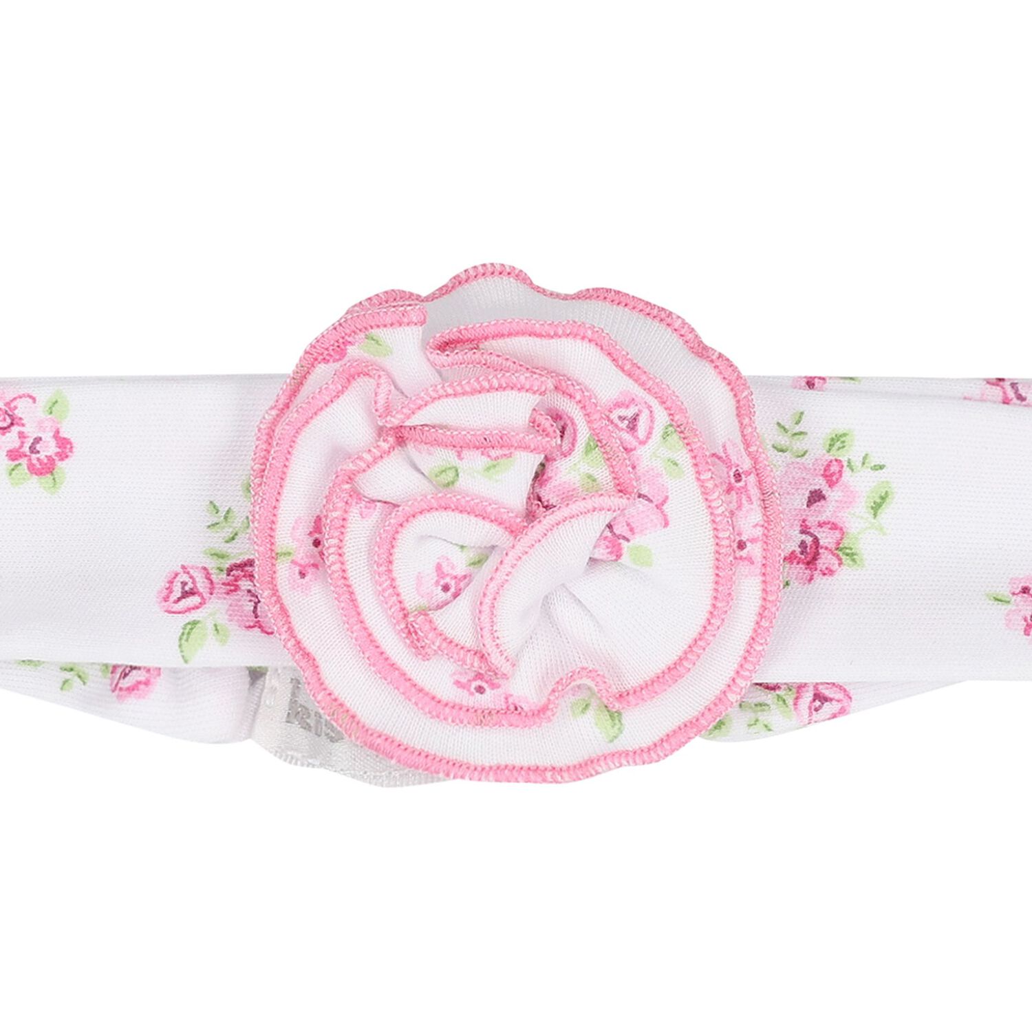 Baby Girls White & Pink Roses & Blooms Headband, 1, hi-res image number null