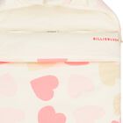 Baby Girls Ivory & Beige Hearts Nest, 1, hi-res