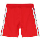 Boys Red Logo Shorts, 1, hi-res