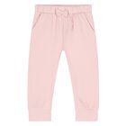 Younger Girls Pink Joggers, 1, hi-res