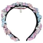 Girls Pink, Lilac & Blue Ruffle Headband, 3, hi-res