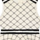 Girls Beige Logo Dress, 1, hi-res