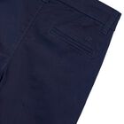 Boys Navy Blue Chino Trousers, 3, hi-res