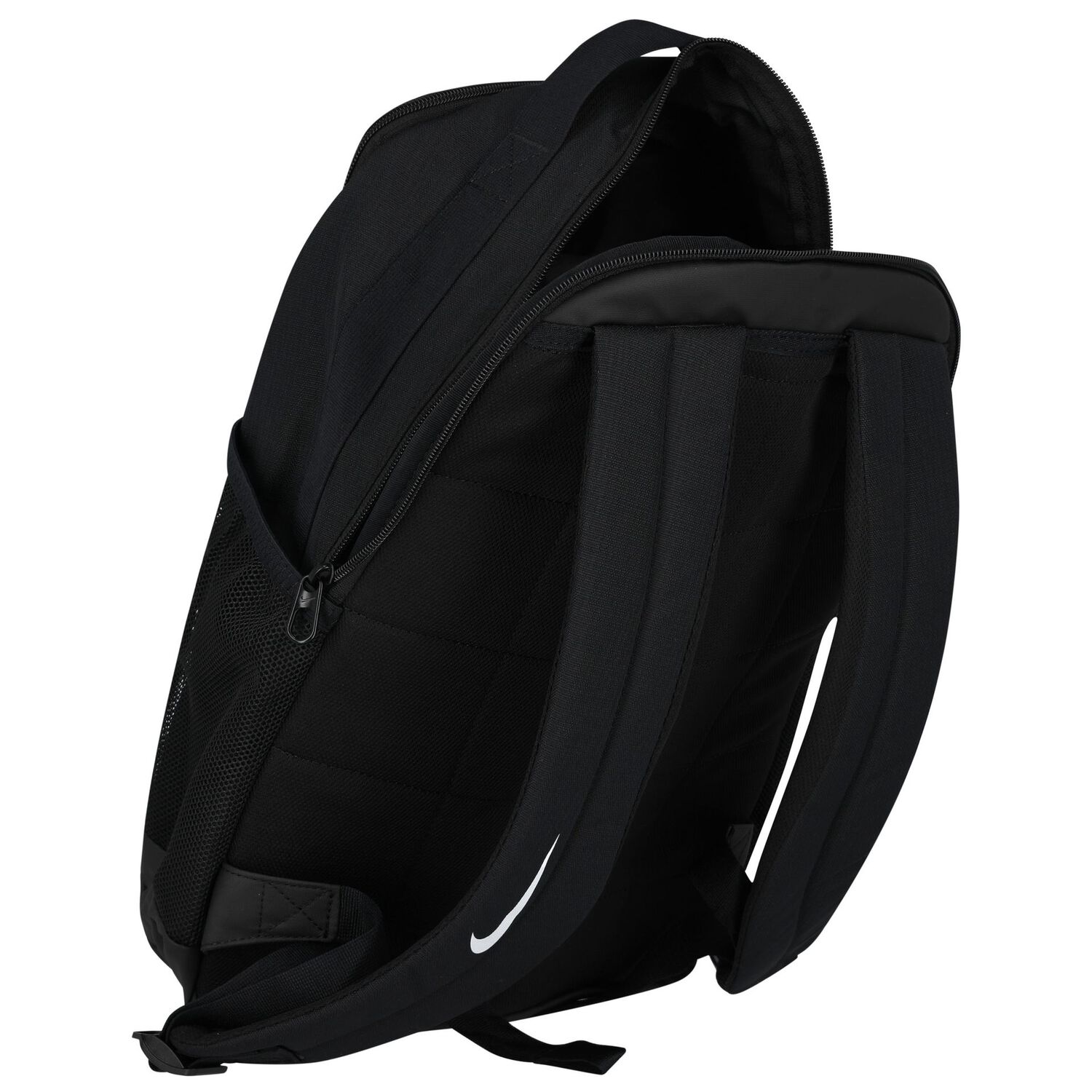Black Logo Backpack, 1, hi-res