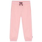 Younger Girls Pink Logo Tracksuit, 2, hi-res