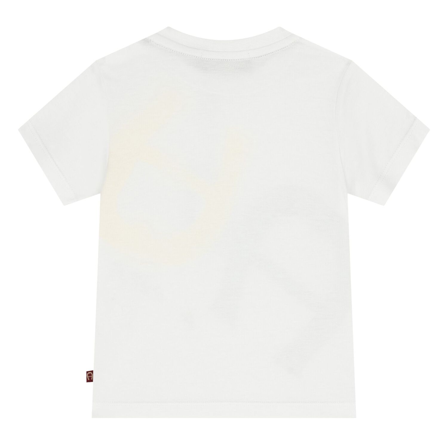 Younger Boys White Logo T-Shirt, 2, hi-res