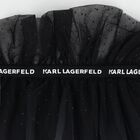 Girls White & Black Tulle T-Shirt Dress, 1, hi-res