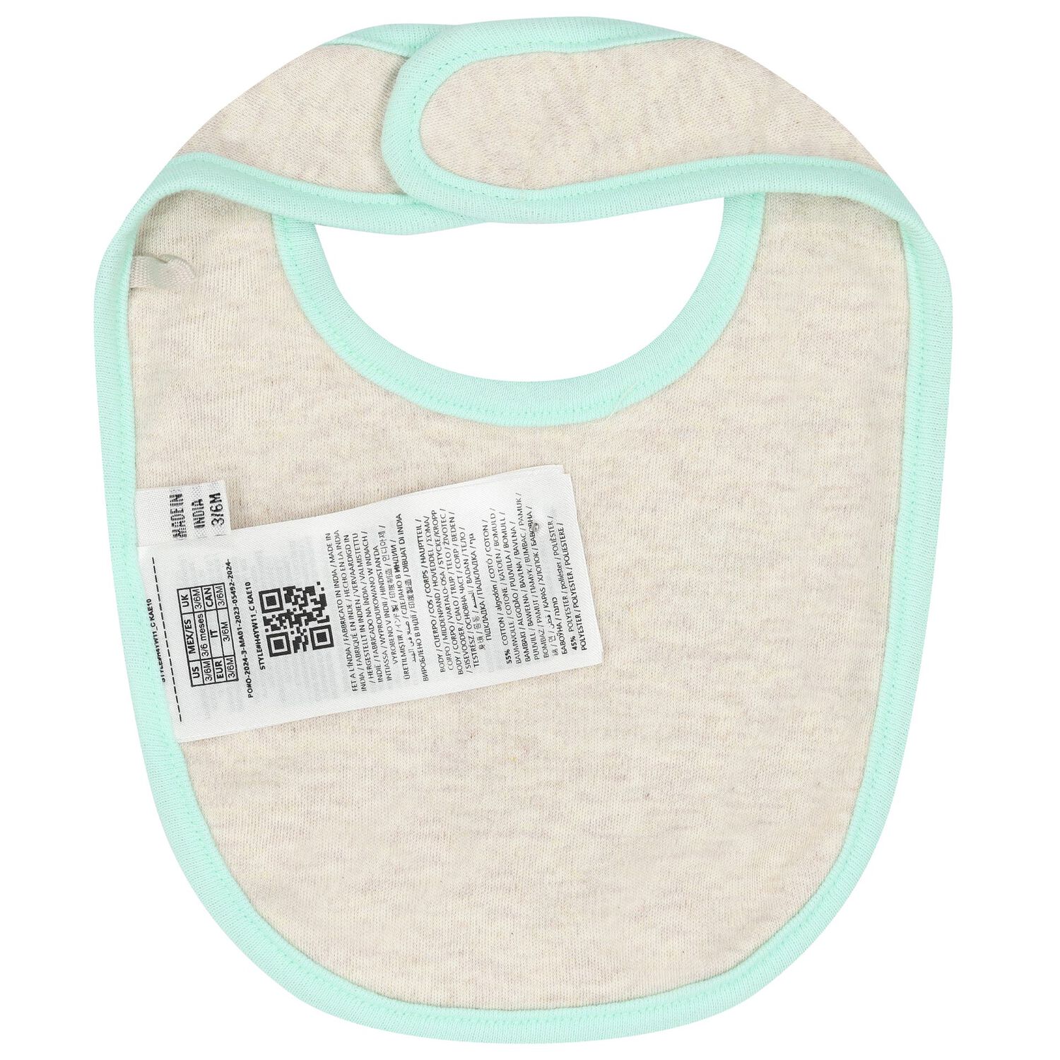 Baby Girls Beige & Green Logo Bodysuit Gift Set, 1, hi-res