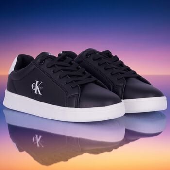 Black & White Logo Trainers