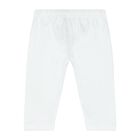 Baby Girls White and Pink Smocked Set, 1, hi-res