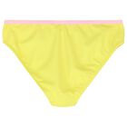 Girls Pink & Yellow Ruffled Bikini, 1, hi-res
