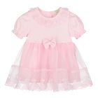 Baby Girls Pink Lace Dress Set, 1, hi-res