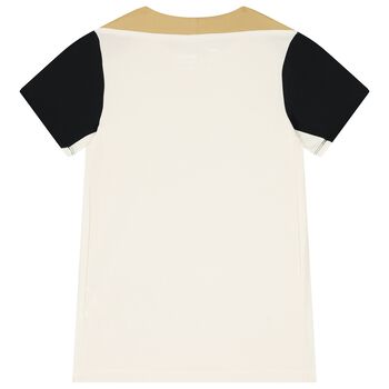 Boys Beige Logo T-Shirt