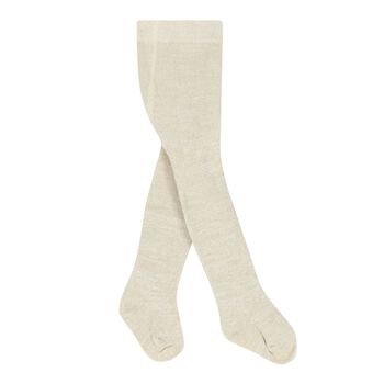 Baby Girls Beige & Gold Tights