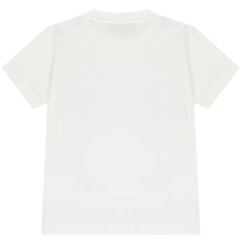 Boys White Logo T-Shirt