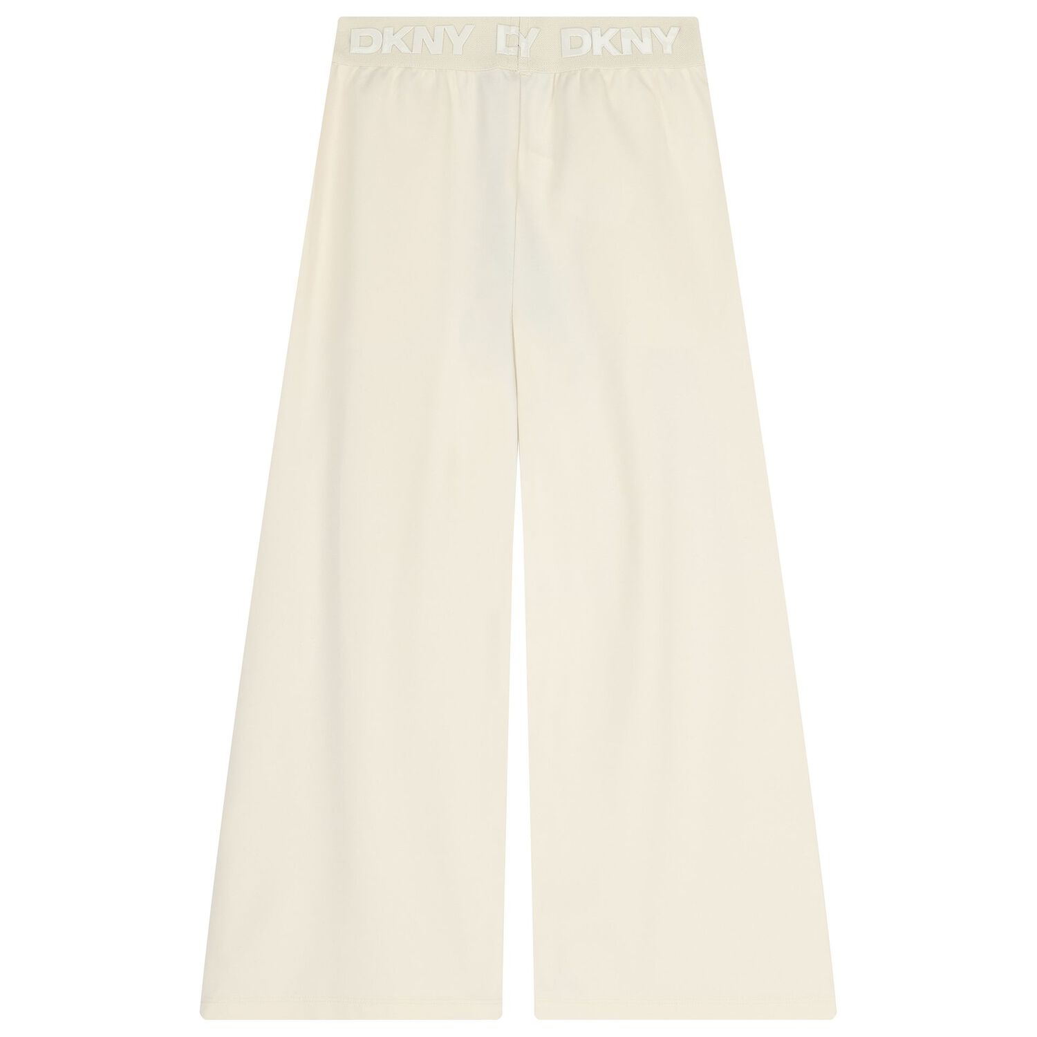Girls Ivory Logo Trousers, 2, hi-res