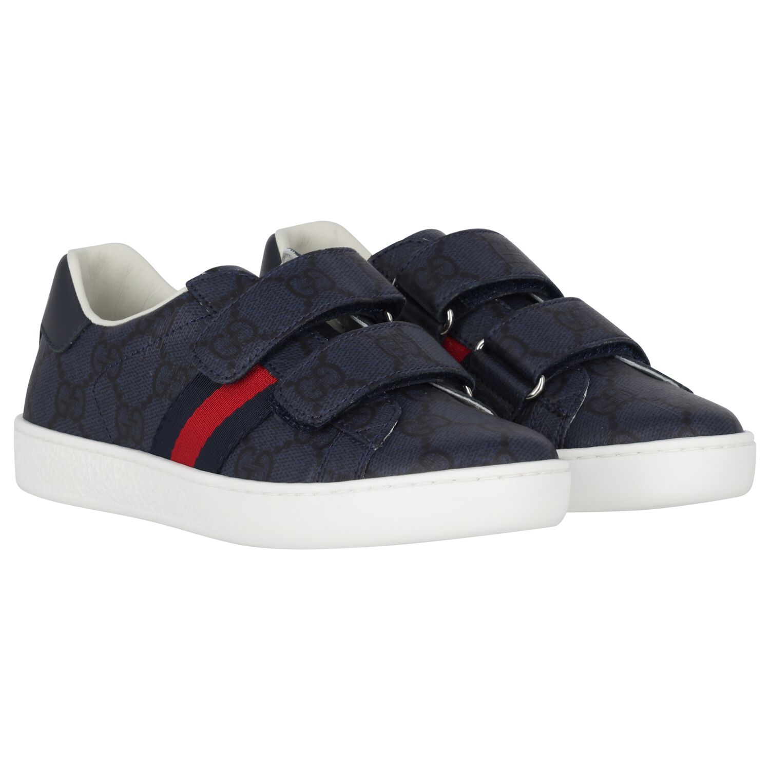 Navy Blue Ace GG Supreme Trainers, 1, hi-res